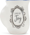 14oz Stoneware Handwarmer Coffee Mug, Spread Joy