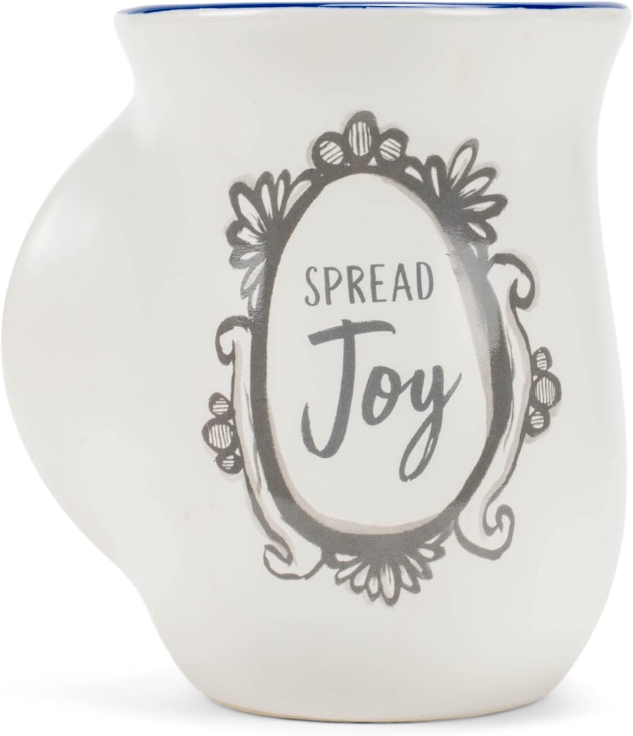 14oz Stoneware Handwarmer Coffee Mug, Spread Joy