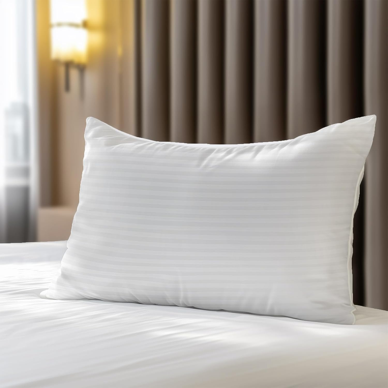 Hypoallergenic Cotton Cover King Size Soft Pillow for Comfort