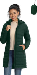 ZMC Packable Women Puffer Coat - Lightweight Water-Resistant