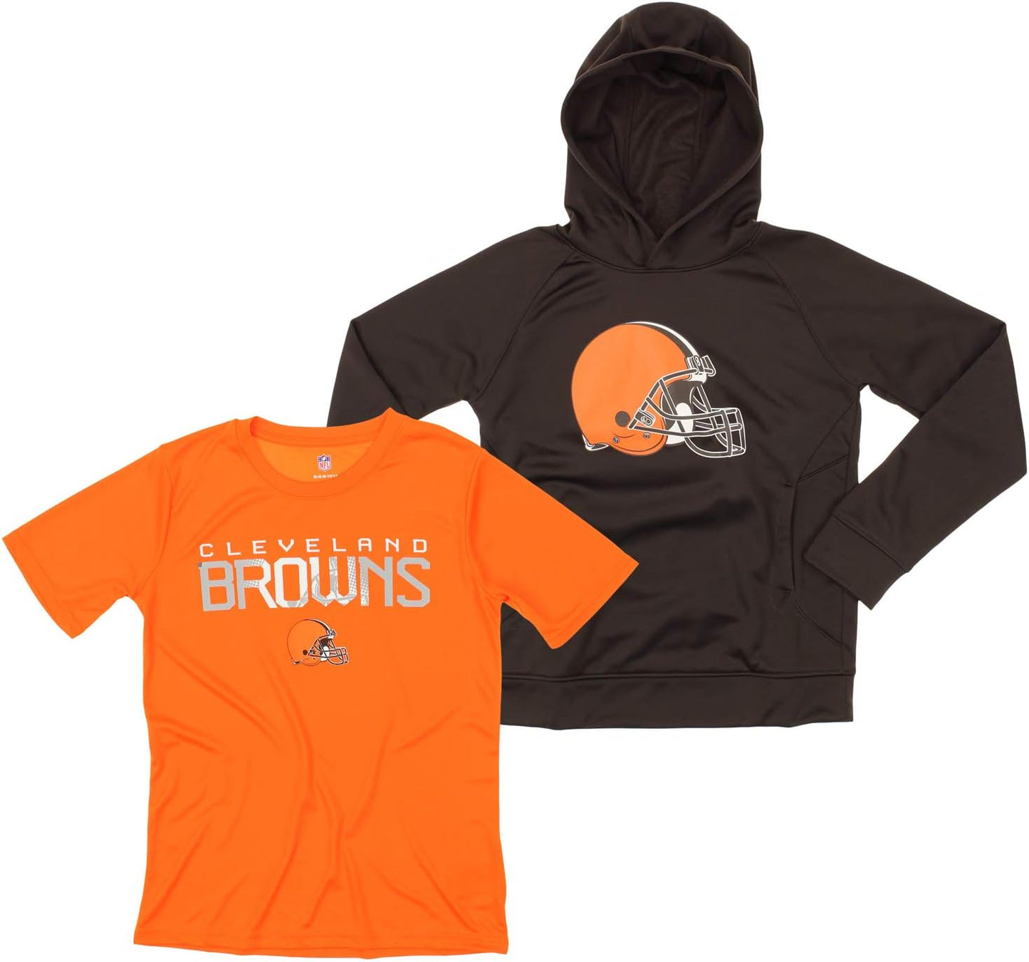 Outerstuff NFL Youth Boys Two Piece Performance Hoodie and Tee Set