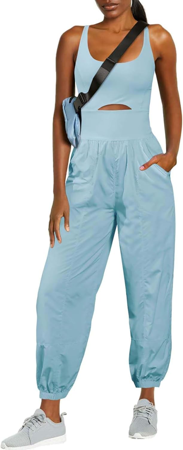 ReachMe Womens Running Onesie Athletic Romper for Comfort