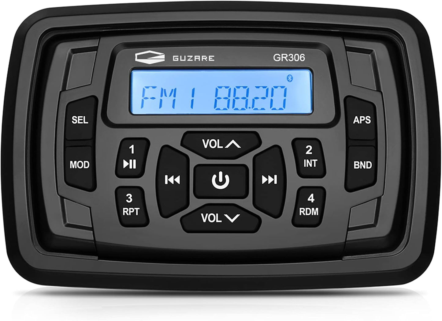 Marine Stereo Bluetooth Waterproof Receiver for Boats and Golf Carts