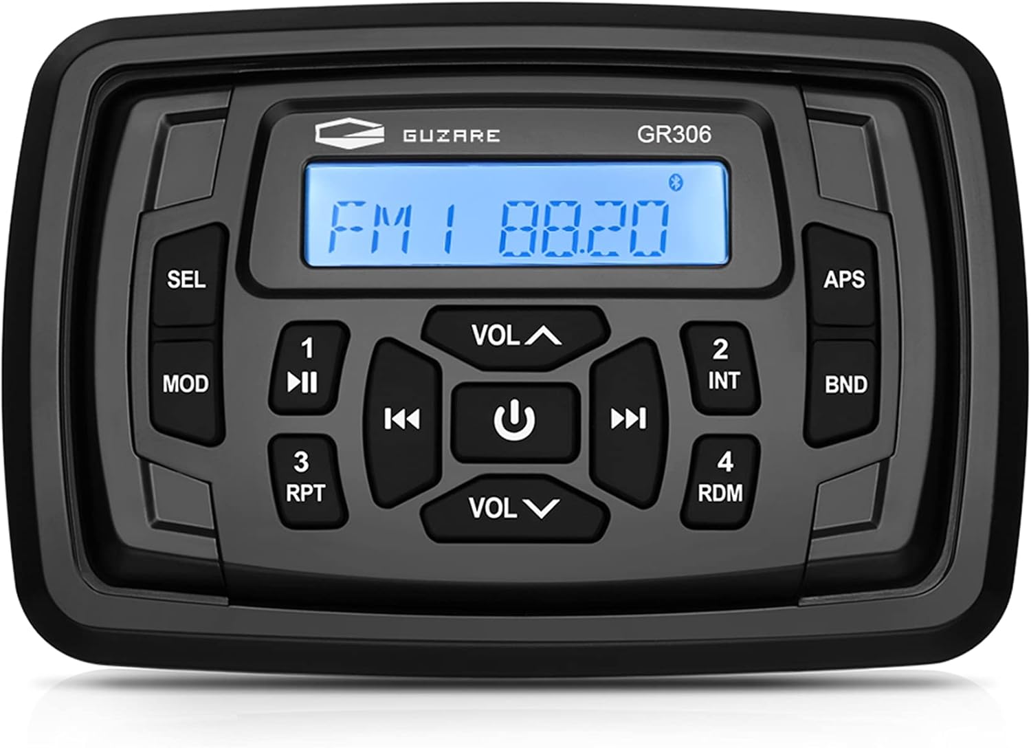 Marine Stereo Bluetooth Waterproof Receiver for Boats and Golf Carts
