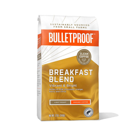 Bulletproof Breakfast Blend Light Roast Coffee - Energize Your Day!