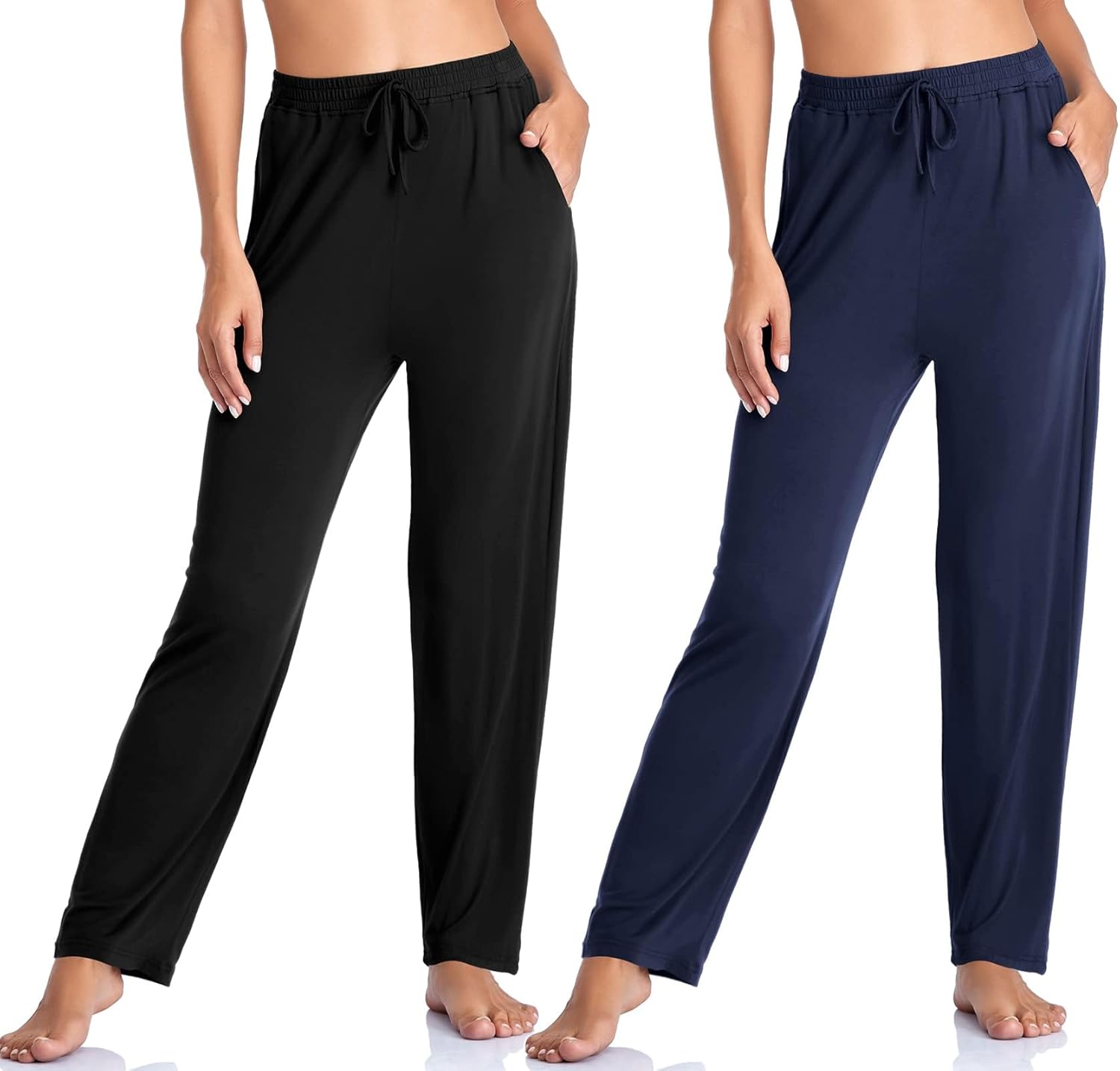 Envlon Women's Yoga Pants with Pockets for Comfort and Style
