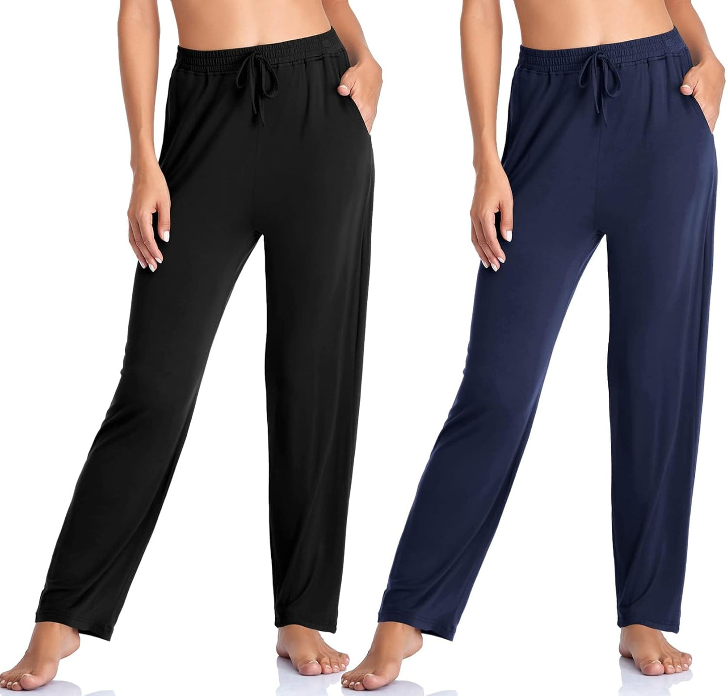 Envlon Women's Yoga Pants with Pockets for Comfort and Style