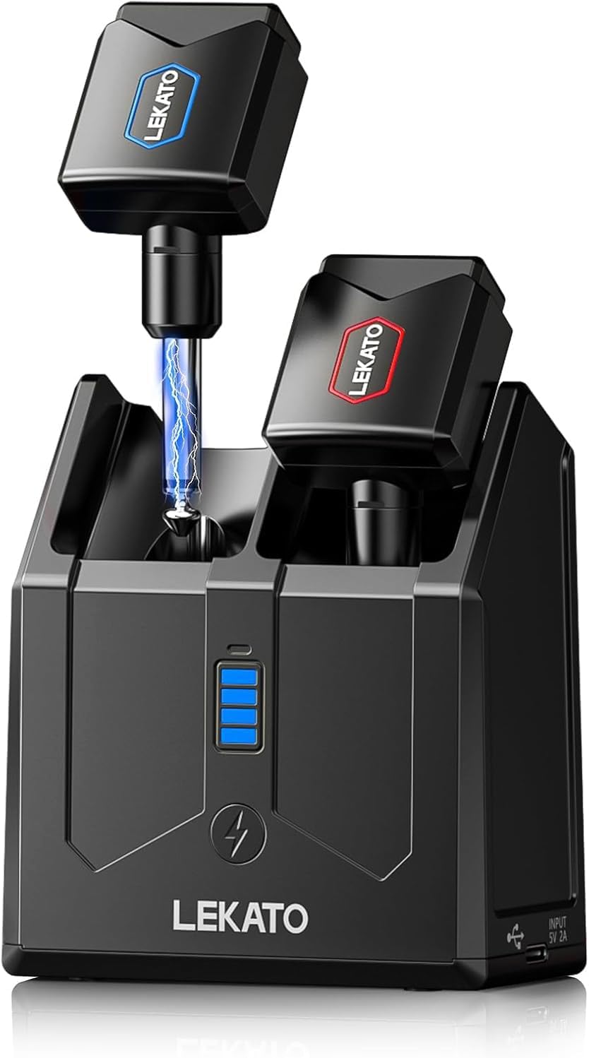 LEKATO 5.8G Wireless Guitar System with Charging Box for Musicians