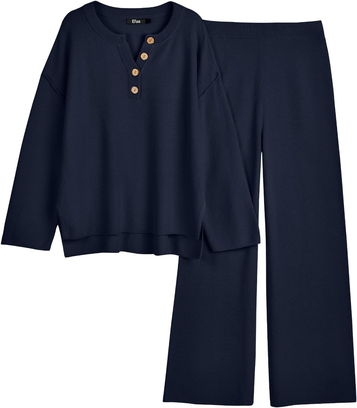 LILLUSORY Women's Cozy Knit Lounge Sets for Effortless Style