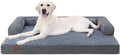 Orthopedic Dog Bed for Large Dogs - Supportive Egg-Foam Sofa
