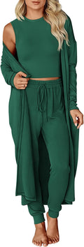3 Piece Lounge Sets for Women Travel Outfits 2025 - Cardigan Set