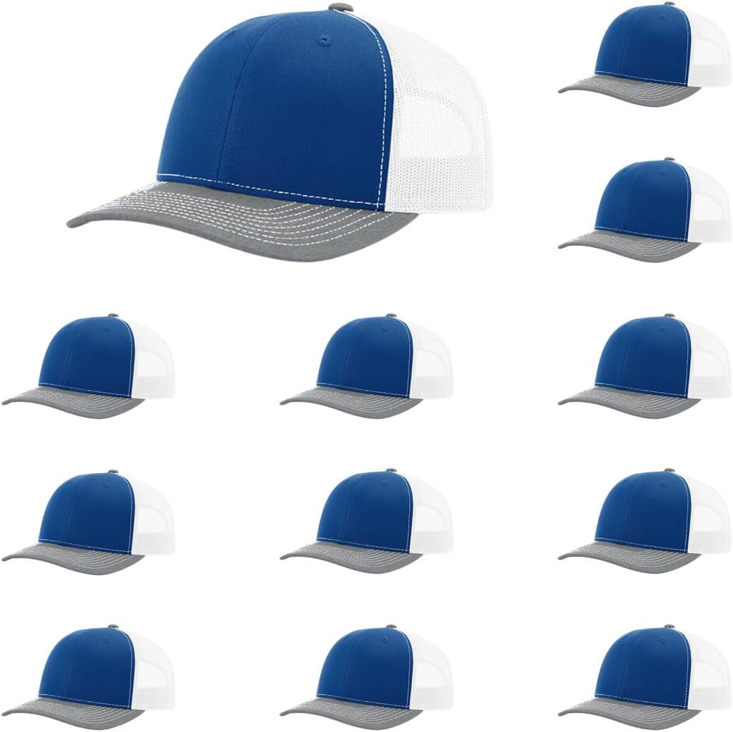 Richardson 112 Classic Six-Panel Adjustable Snapback Trucker Cap