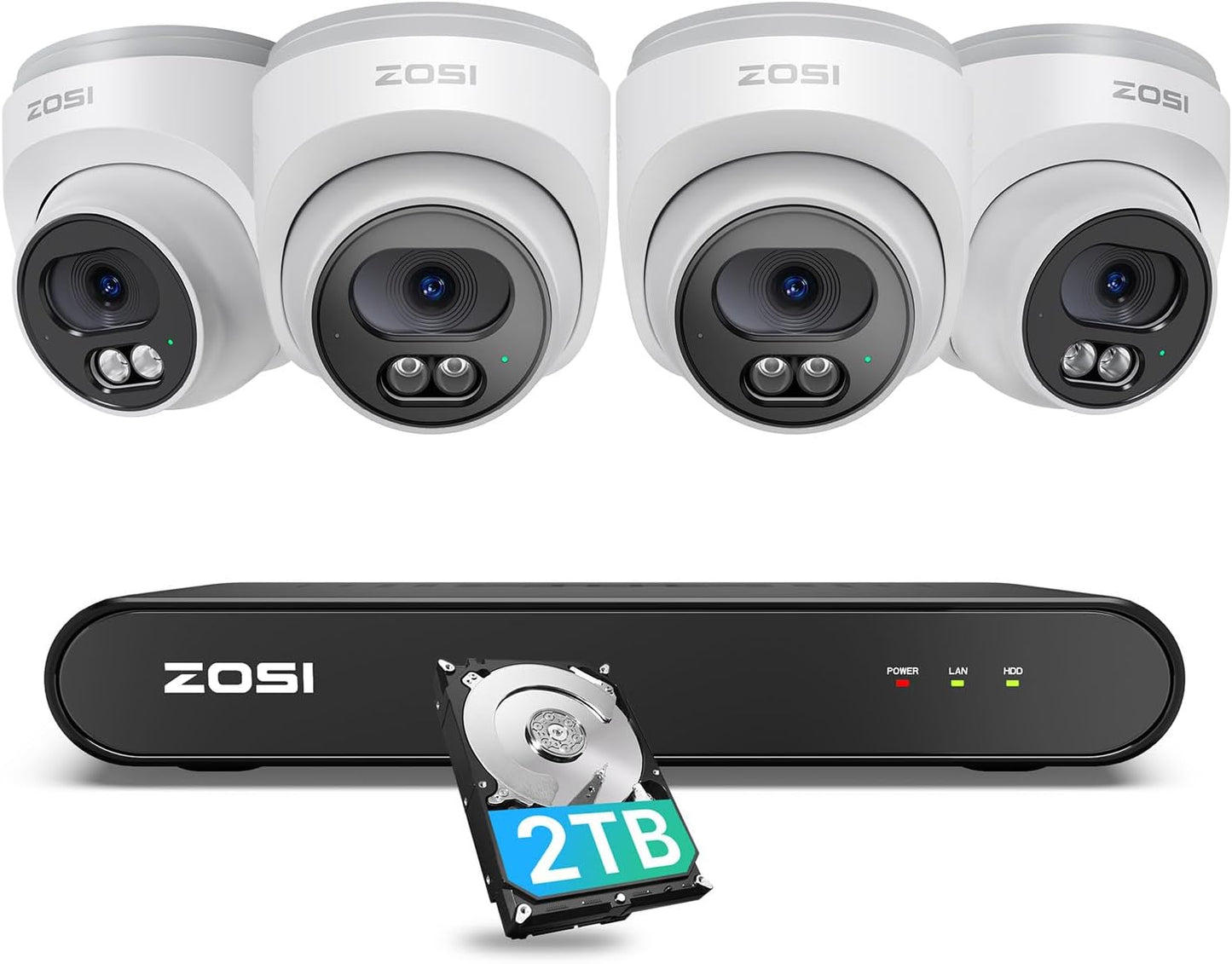 ZOSI C220 8CH 4MP QHD PoE Home Security Camera System Review