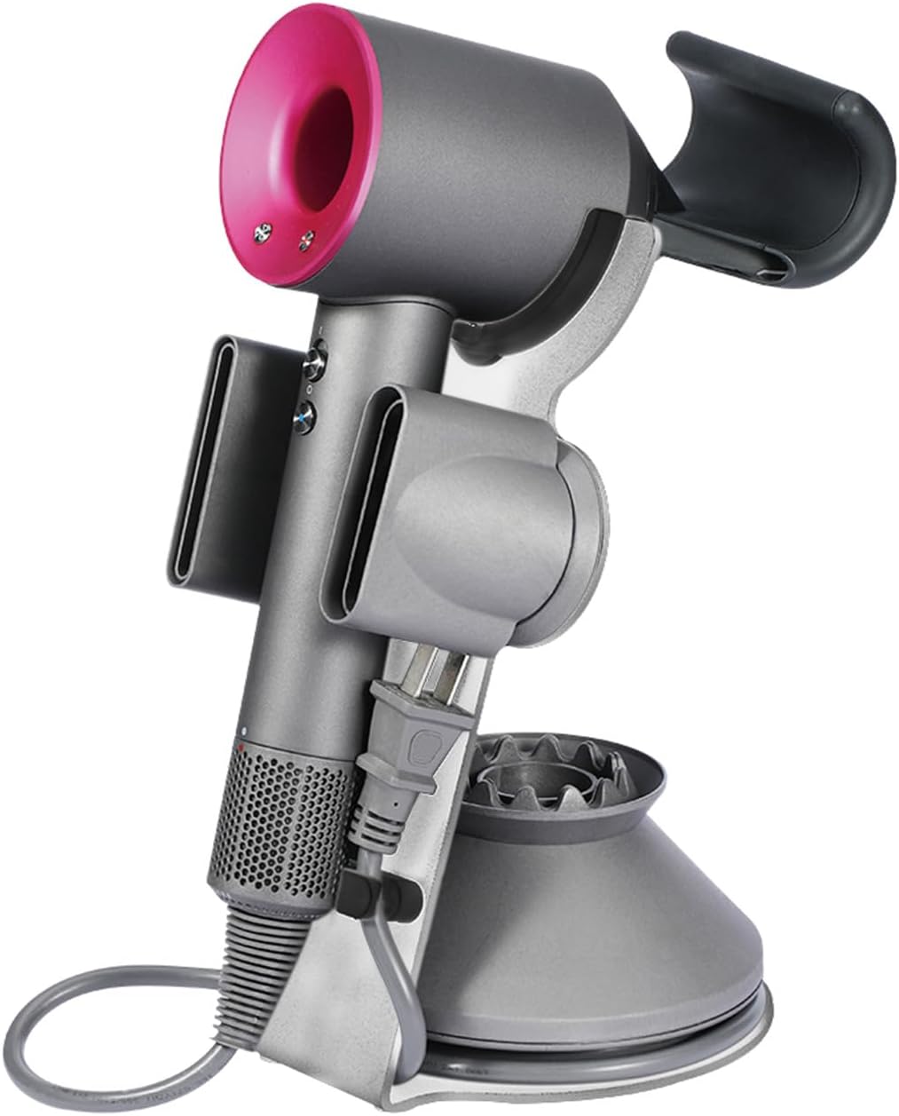 Maclean Hair Dryer Holder for Dyson Supersonic - Space for Attachments