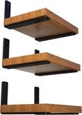 6-Pack 10 Inch Heavy Duty Shelf Brackets - Premium Floating L Support
