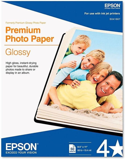 Epson Premium Glossy Photo Paper - Stunning Print Quality