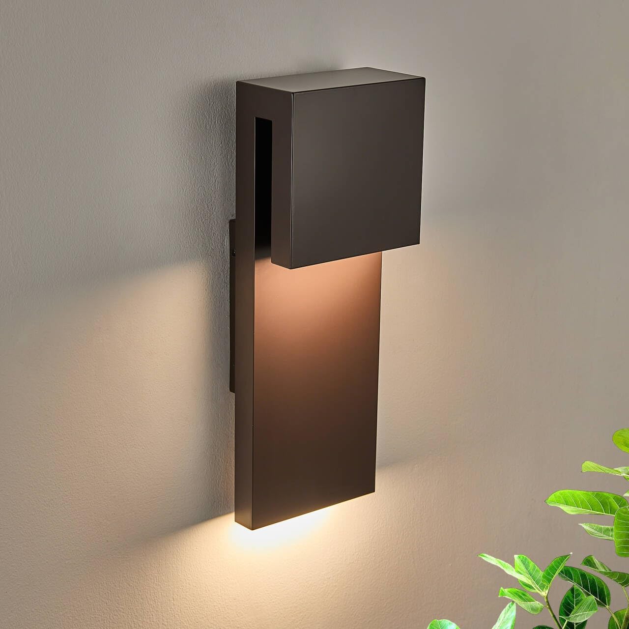 Modern Integrated LED Wall Sconce for Outdoor and Indoor Use