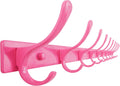 Wall Mount Coat Rack 10 Hooks - Heavy Duty Stainless Steel Pink