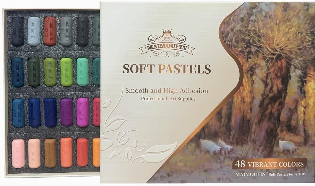 Soft Pastels for Artists - Highly Pigmented 48 Color Set