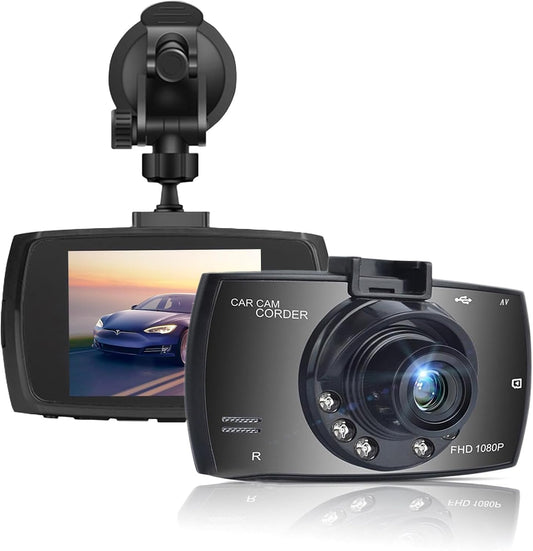2.4-inch 1080p High-Definition Dash Cam with Night Vision