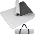 Yoga Mat with Strap Non-Skid 8mm Thick POE Exercise Mat - Portable