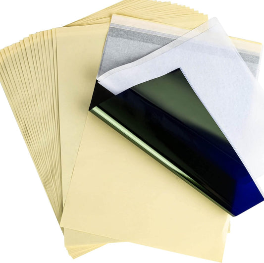 Sukh Tattoo Transfer Paper - 20PCS Thermal Stencils 8.5x11In