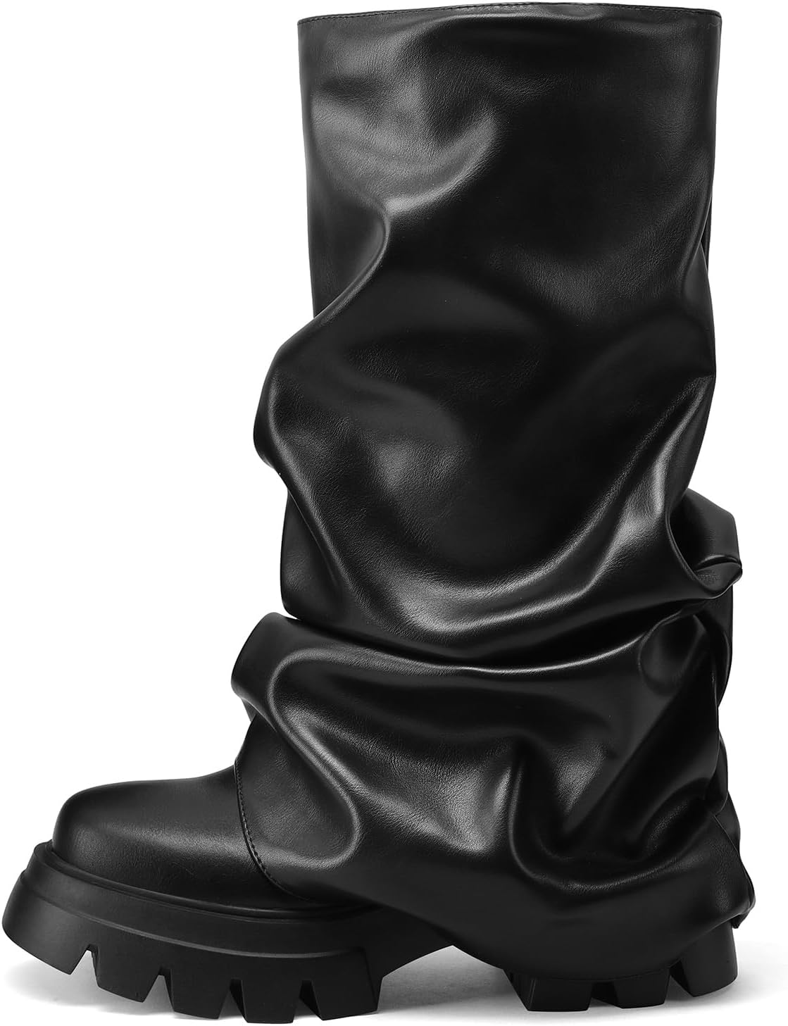 VOMIRA Women's Fold Over Slouchy Boots for Stylish Comfort