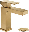 Lava Odoro Bronze Gold Bathroom Faucet Single Hole - Modern Solid