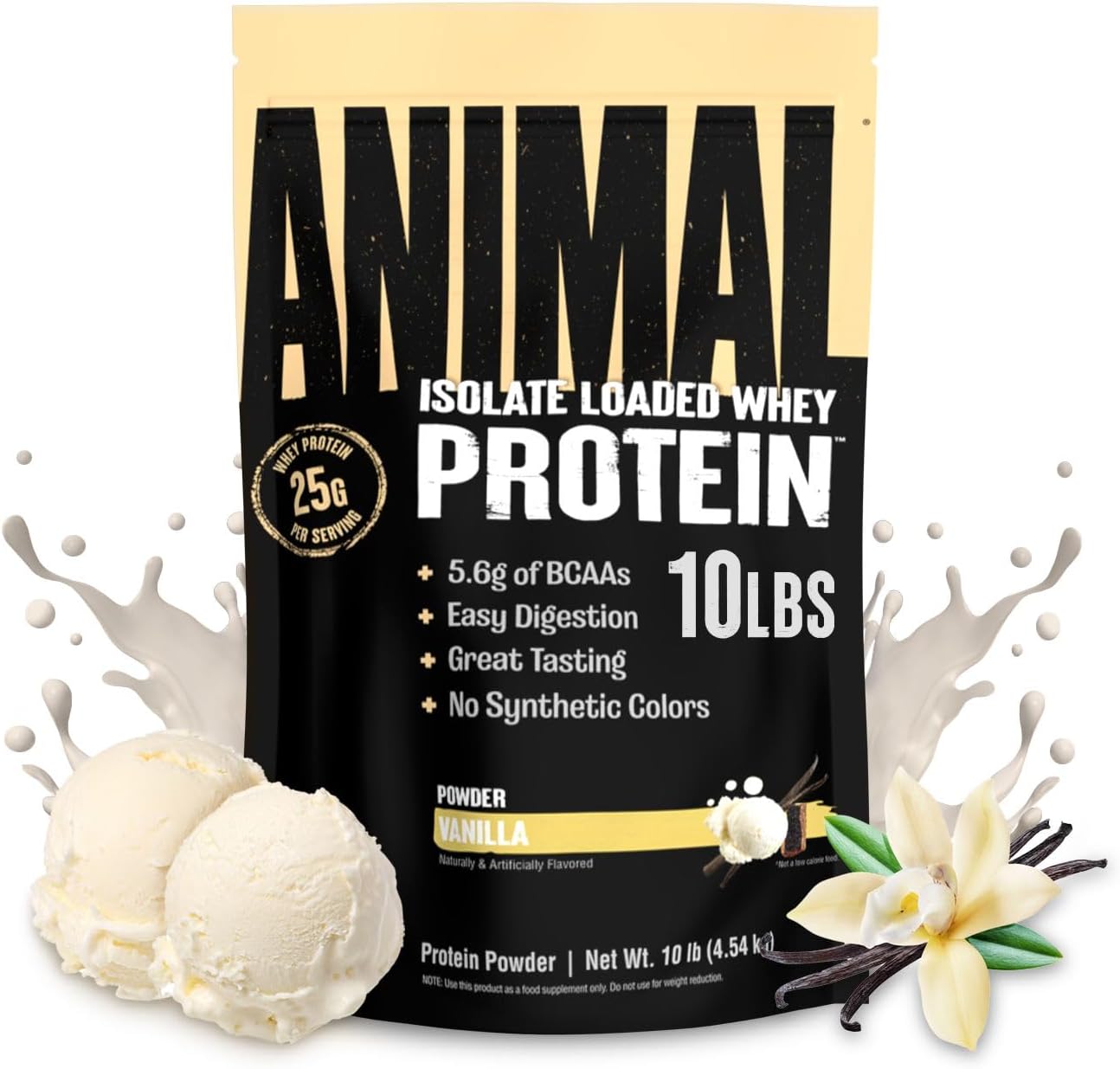 Animal Whey Isolate Protein Powder for Muscle Builder & Recovery