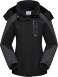 Women's Ski Jacket Winter Snow Coat by CAMEL CROWN - Warm Fleece Shell