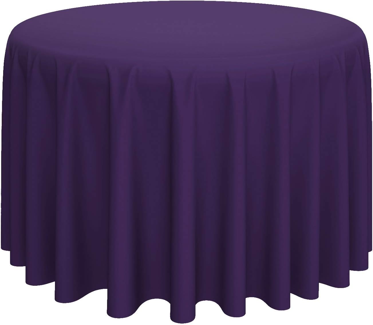 Premium 108in Round Tablecloths for Weddings and Banquets