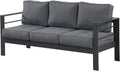 Wisteria Lane Aluminum Sofa for All-Weather Outdoor Comfort