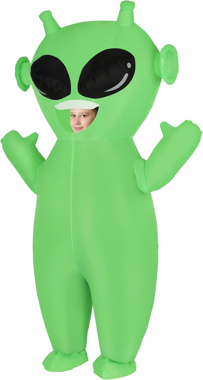 Inflatable Alien Costume for Adults & Kids - Fun Party Suit
