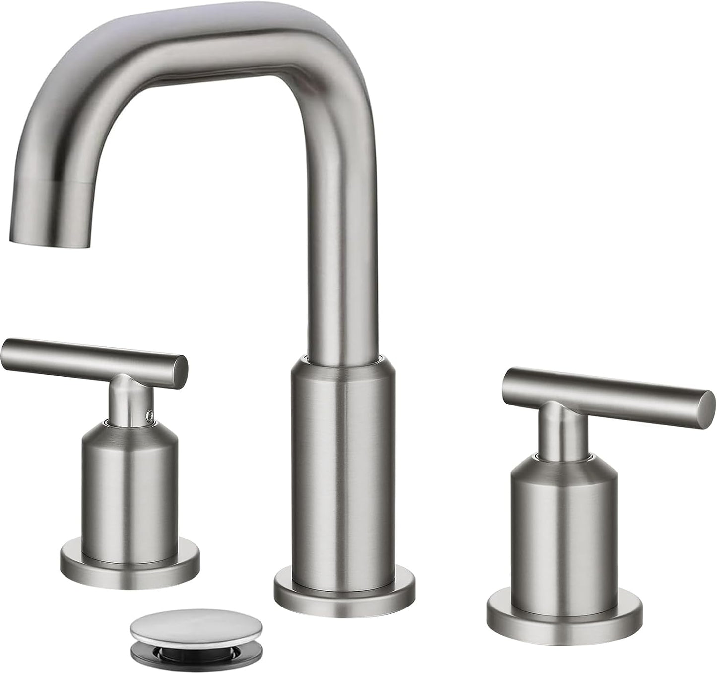 Gotonovo 8 Inch Widespread Bathroom Sink Faucet with Drain