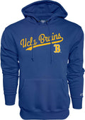 Blue 84 Men's Hoodie Cursive Team Color - UCLA Fan Sweatshirt
