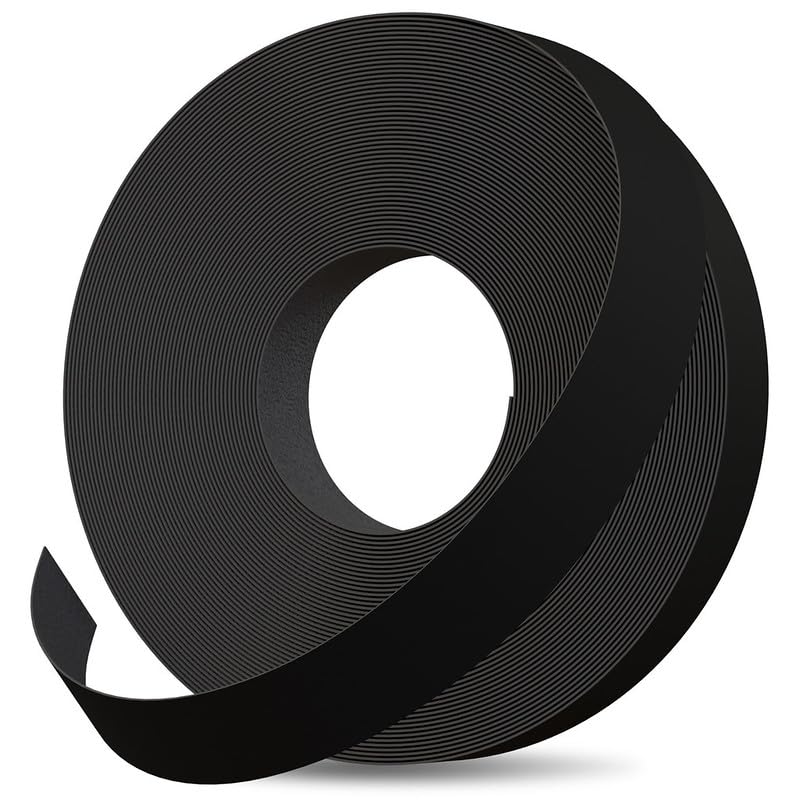 Black Melamine Edge Banding 1/2 inch X 50 ft for Cabinet Repairs