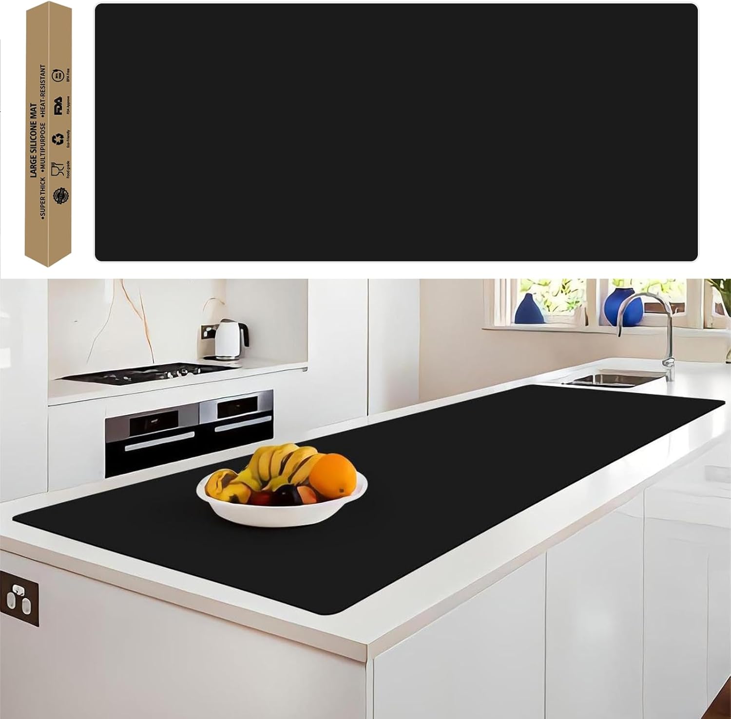 Extra Large Silicone Mat for Kitchen Counter and Crafts
