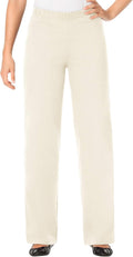 Fineline Stretch Denim Wide-Leg Pull-On Jeans - Comfortable Fit you