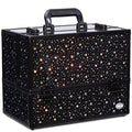 Makeup Case 6 Trays Large 14in x 8.5in x 11in - Spacious Cosmetic