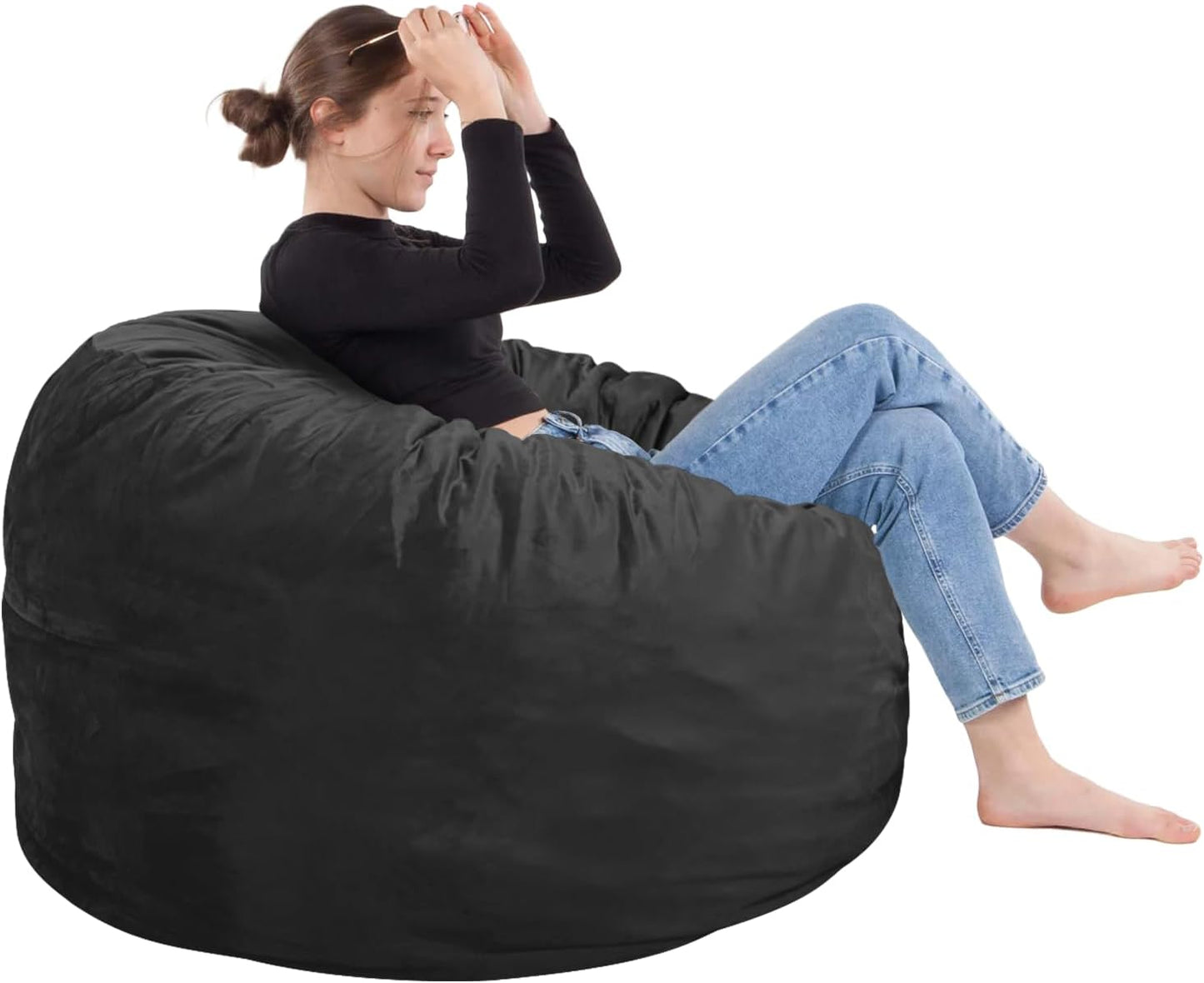 Memory Foam Bean Bag Chair - Comfy & Stylish Seating