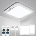 Rechargeable Motion Sensor Ceiling Light - Wireless Dimmable Shower