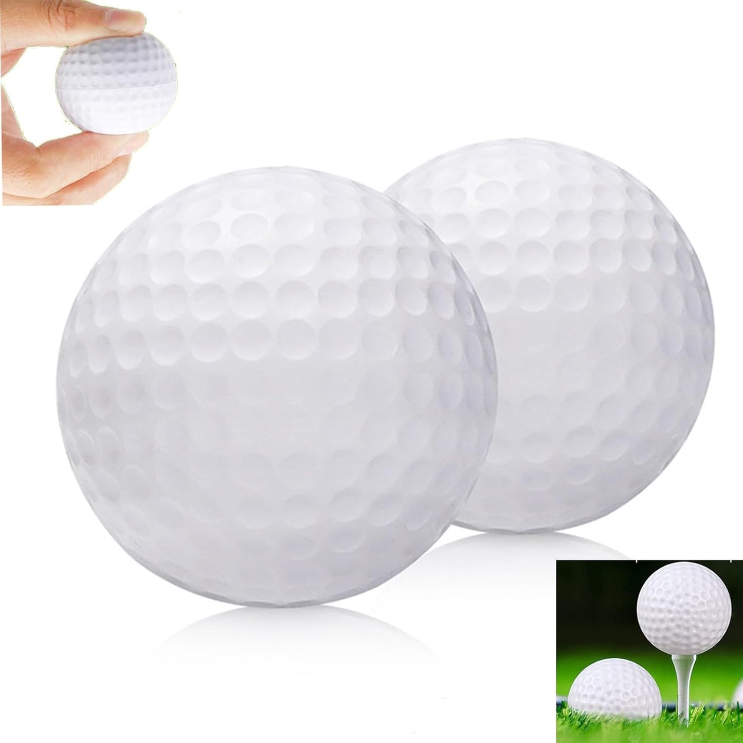 Soft Foam Golf Balls - Bulk Pack for Indoor & Outdoor Practice
