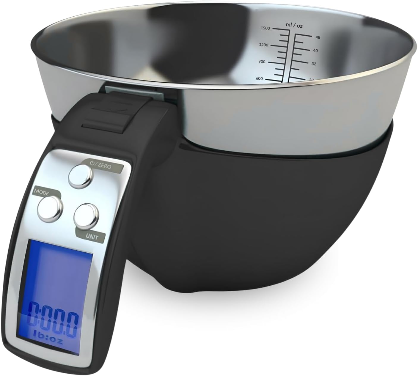 Fradel Digital Kitchen Food Scale with Bowl - Accurate & Durable