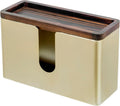 Deluxe Modern Brass Tone Metal Folded Paper Towel Holder