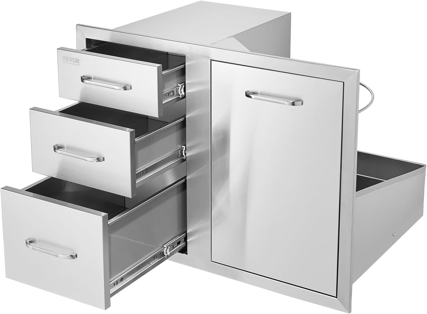 VEVOR Outdoor Kitchen Door Drawer Combo for BBQ Island Use