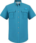 Men's UV UPF 50+ Sun Protection Short Sleeve Shirts for Outdoor