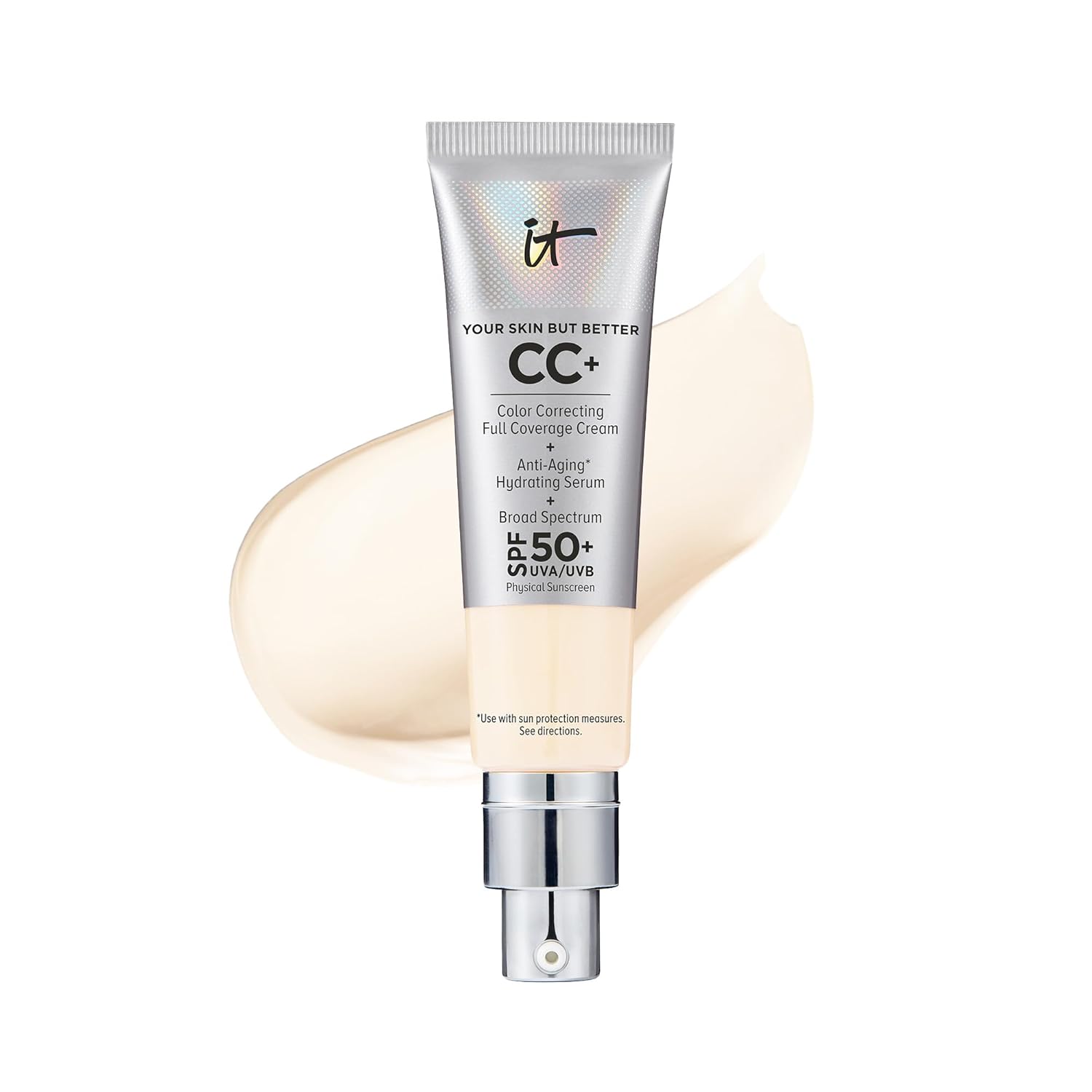 IT Cosmetics CC+ Cream - Full Coverage Foundation with SPF 50