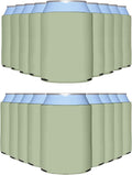 PartyPrints 200 Pack Sage Can Cooler Sleeves - Bulk Customizable