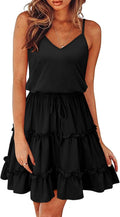 Newshows Women's 2025 Summer Spaghetti Strap Sundress - Flattering Fit
