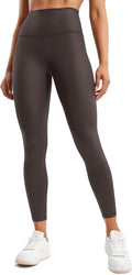 CRZ YOGA Butterluxe Faux Leather Leggings for Women - High Rise